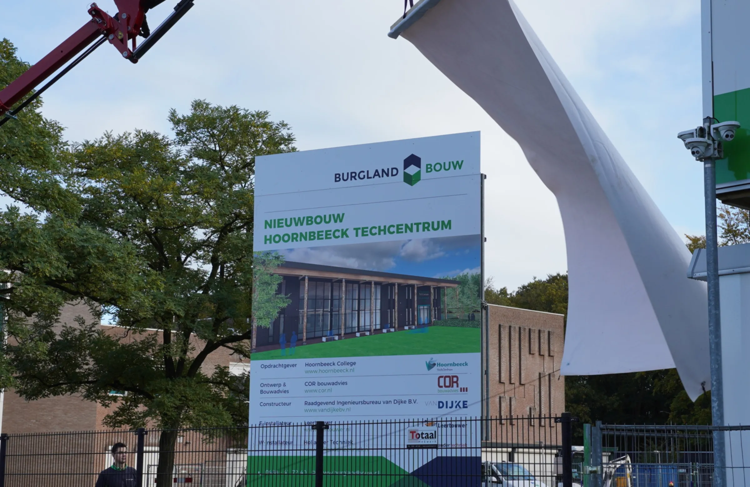 TechCentrum bouwbord onthullen