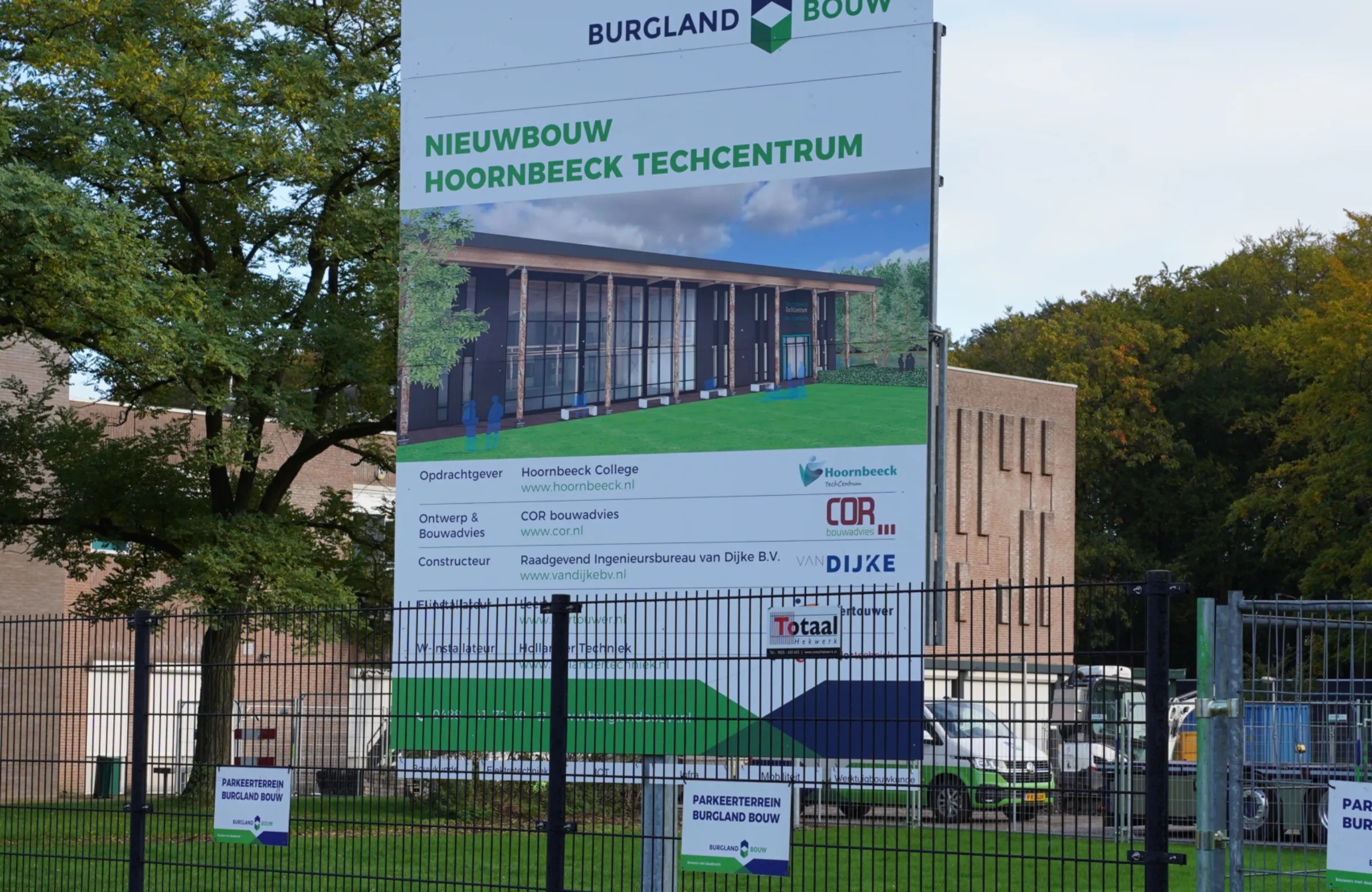 TechCentrum bouwbord